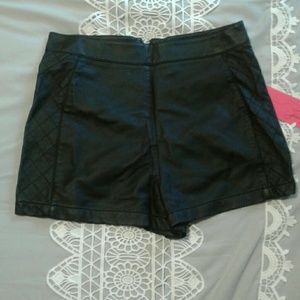 Forever 21 Faux Leather Shorts